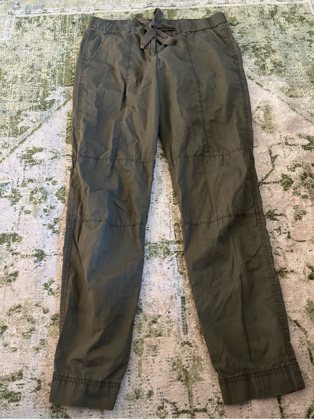 JCREW 100% Cotton City Fit Olive Green Cargo/ Utility Pants 6